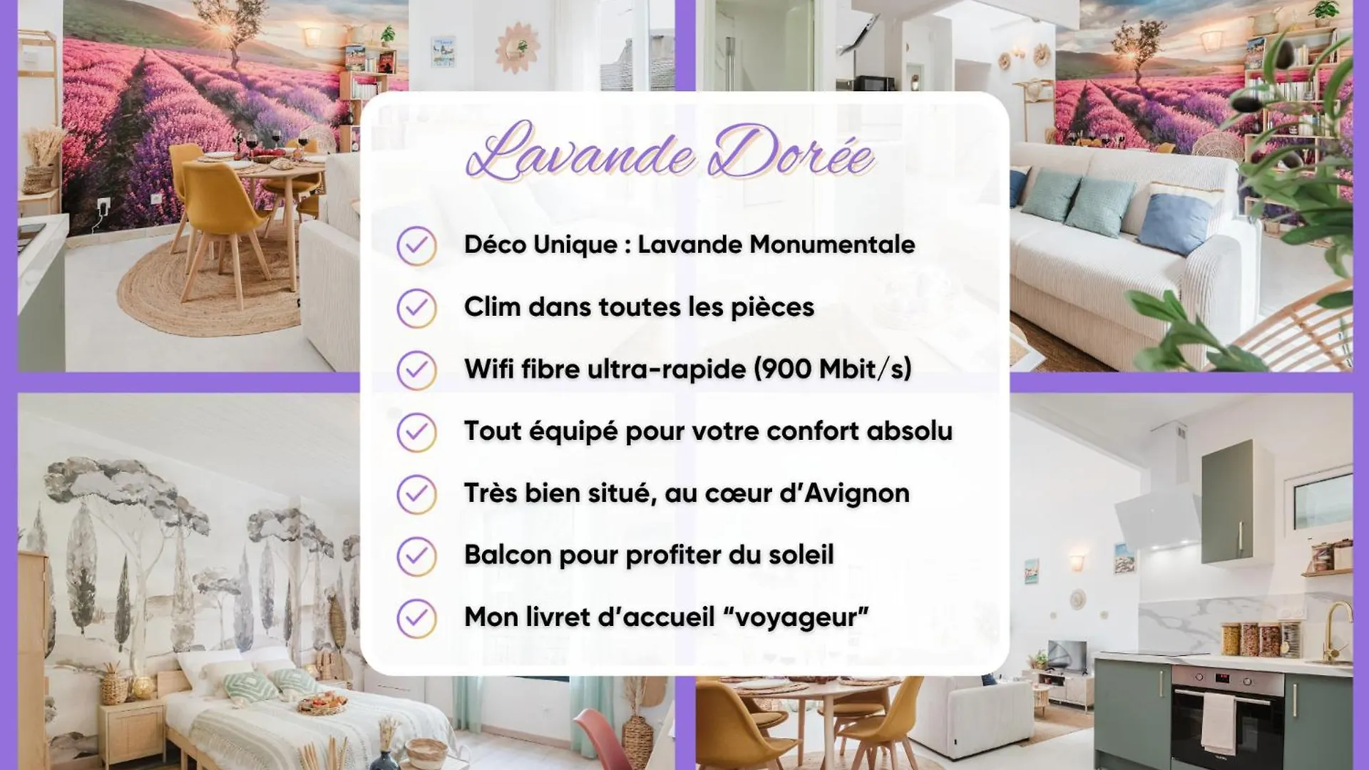 דירה אביניון Lavande Doree